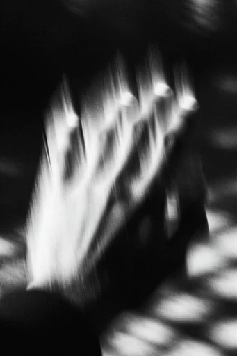 Spectral Motion Noir style reference image — intense motion blur