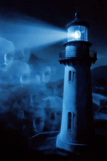 Nocturnal Cobalt Spectralism style reference image — nocturnal atmospheric haze