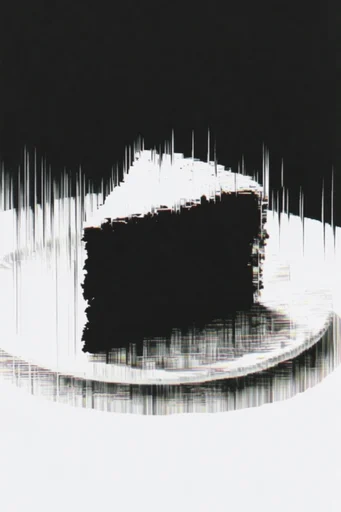 Synthetic Glitch Core style reference image — textural distortion