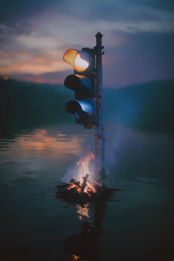 Ethereal Twilight Nocturne style reference image — surreal dreamscape