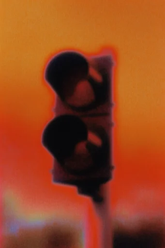 Spectral Analog Noir style reference image — high-contrast twilight