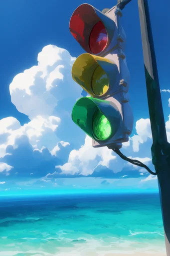 Luminous Anime Horizon style reference image — painterly dreamlike aesthetic