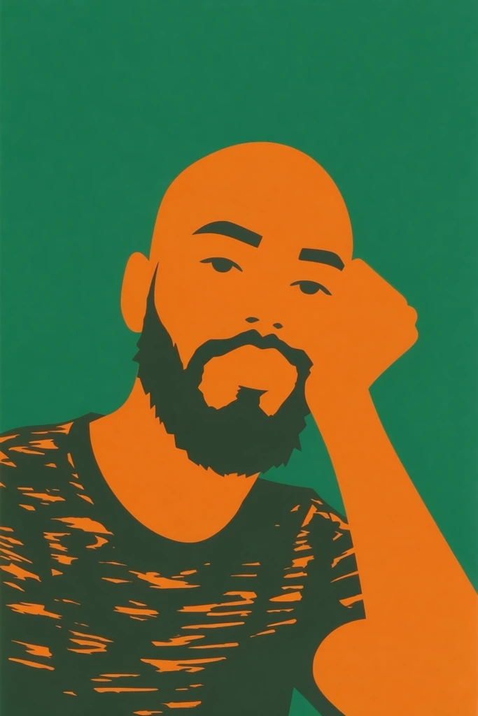 Graphic Noir Pop-Punk style AI image example 1