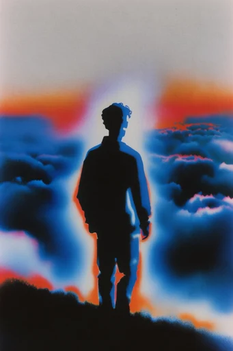 Thermal Grain Chromaticism style reference image — thermal gradient aura