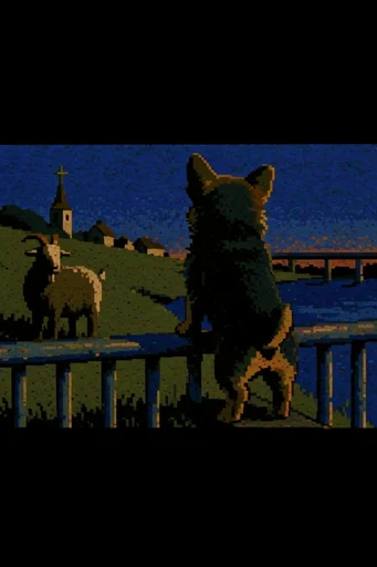 Analog Digital Liminality style reference image — 90s software render