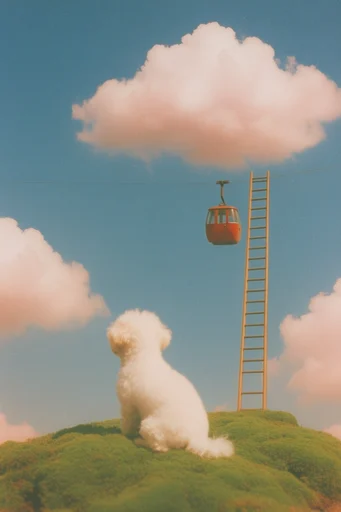 Nostalgic Pastel Dreamcore style reference image — nostalgic golden hour glow