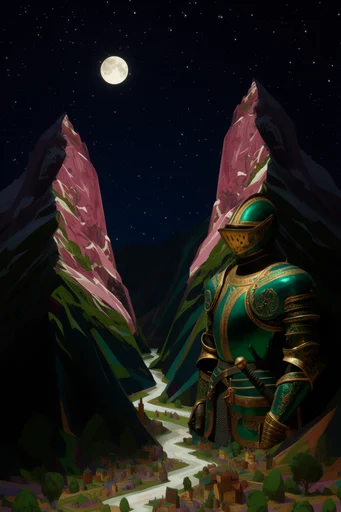 Celestial Emerald Opulence style reference image — emerald and gold palette