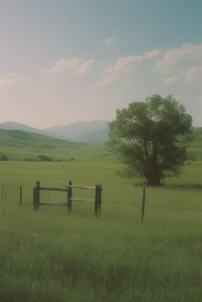 Muted Pastoral Surrealism style AI image example 2