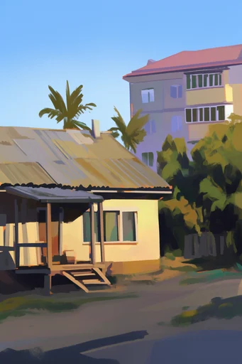 Vibrant Painterly Landscapes style reference image — vibrant color palette