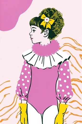 Midcentury Mod Surrealist moodboard — generate AI images in this style