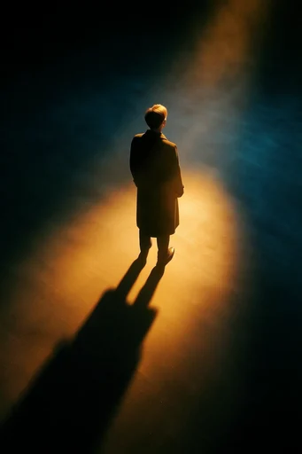 Cinematic Amber Chiaroscuro moodboard — generate AI images in this style