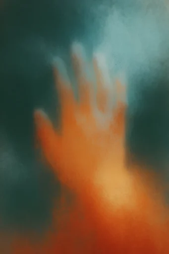 Luminous Thermal Pointillism style reference image — chiaroscuro lighting