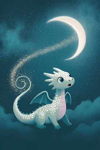 Nocturnal Mystical Whimsy style reference image — magical realism