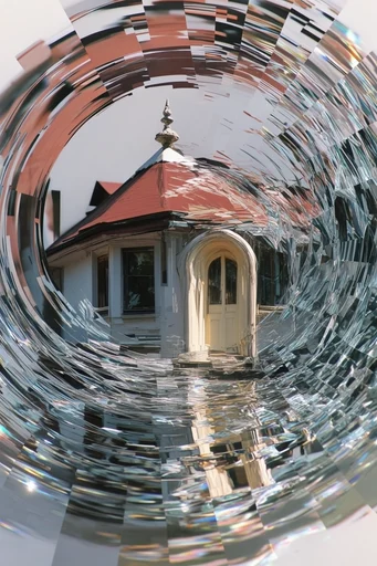 Fractured Prismatic Deconstruction style AI image example 4