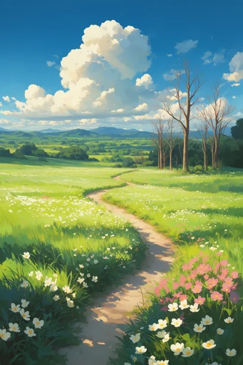 Vibrant Anime Nostalgia style reference image — nostalgic atmosphere