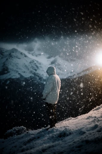 Cinematic Nocturnal Melancholia style reference image — cinematic night photography