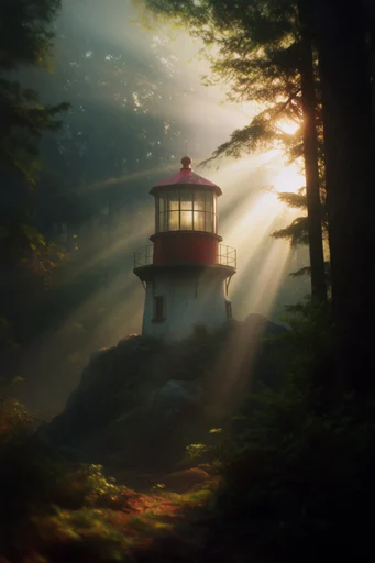 Ethereal Mystical Realism style reference image — moss-covered ancient forest