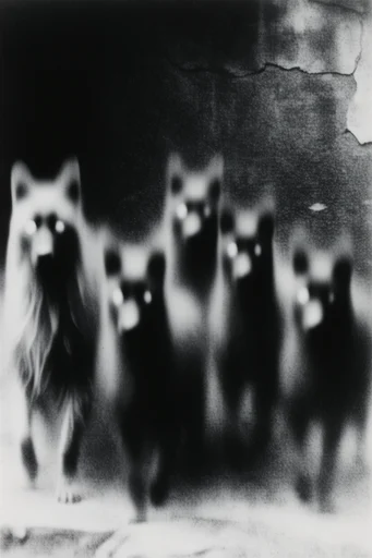 Gritty Chiaroscuro Noir style AI image example 3