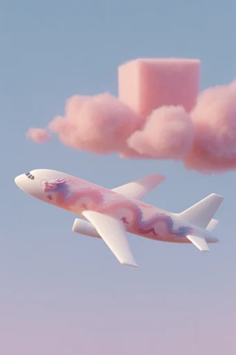 Plush Pastel Surrealism style reference image — dreamy surrealism
