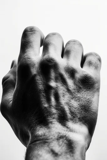 Clinical Monochrome Avant-Garde style reference image — sharp editorial focus