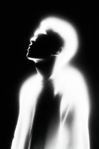 Ethereal Noir Luminescence moodboard — generate AI images in this style