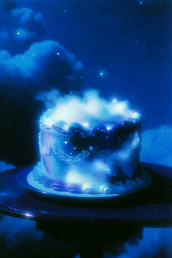 Ethereal Cyber Nostalgia style reference image — surreal lens flare