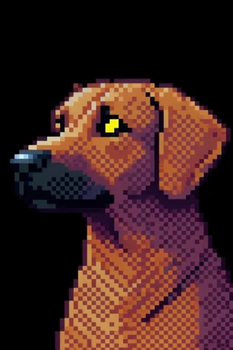 Luminous Retro Pixel style reference image — isometric composition