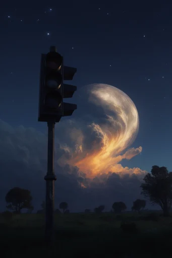 Celestial Nocturnal Sublime style reference image — celestial scale