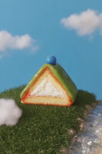 Playful Surrealist Miniature style reference image — sharp focus