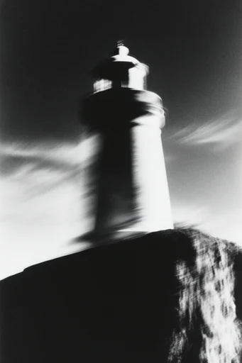 Spectral Kinetic Noir style reference image — ghostly silhouette