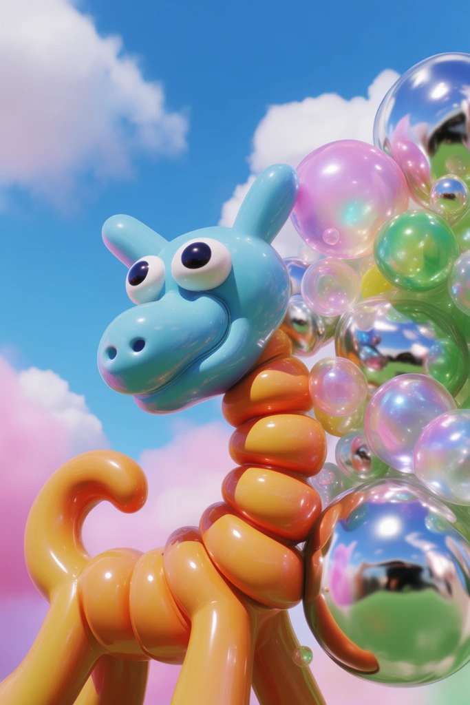 Prismatic Ethereal Glass style AI image example 3