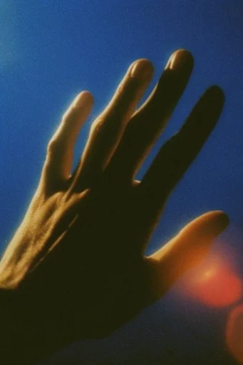 Nocturnal Synthwave Surrealism style reference image — analog film grain
