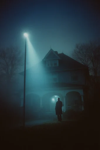Cinematic Nocturnal Noir style AI image example 4