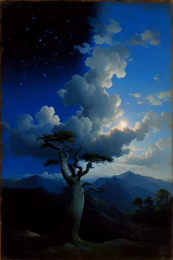 Celestial Surrealist Vision style reference image — celestial surrealism