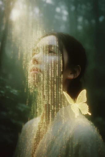 Oneiric Bio-Digital Surrealism moodboard — generate AI images in this style