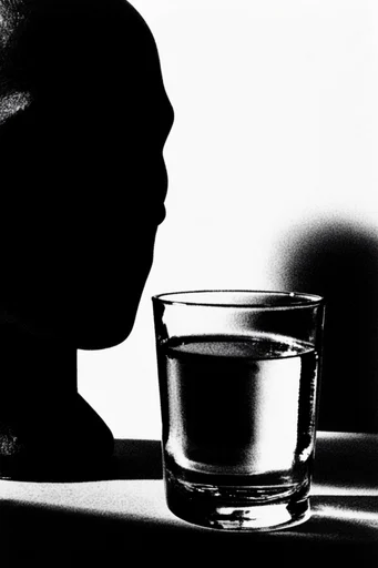 Monochrome Brutalist Minimalism style reference image — high-contrast minimalism