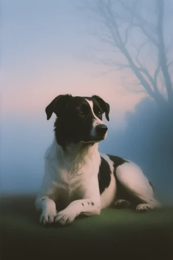Ethereal Twilight Surrealism style reference image — melancholic whimsy
