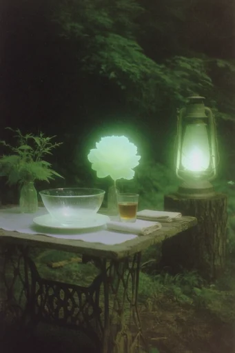 Luminous Ethereal Mysticism style reference image — chiaroscuro lighting