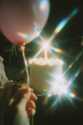 Nocturnal Prismatic Cinematic style reference image — ethereal glowing bloom