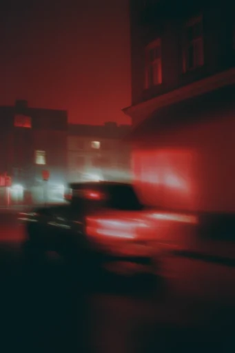 Ethereal Crimson Nocturne style reference image — cinematic mystery