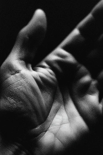 Tactile Noir Minimalism style reference image — soft-focus silhouette
