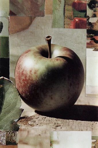 Fragmented Analog Deconstruction style reference image — fragmented mosaic composition