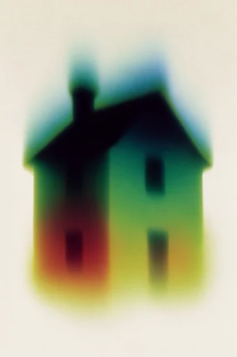 Ethereal Thermal Aura style reference image — grainy analog texture