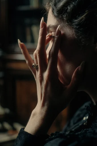 Cinematic Gothic Chiaroscuro style reference image — cinematic film still