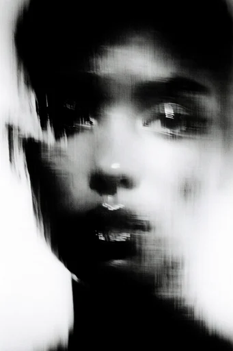 Spectral Motion Noir style reference image — ghostly spectral silhouettes