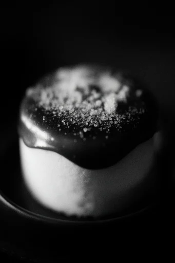 Cinematic Chiaroscuro Noir style reference image — textured skin detail