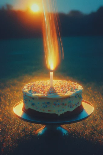 Cinematic Retro Cosmic Noir style reference image — chromatic aberration
