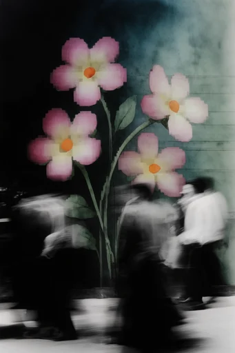 Spectral Noir Motion style reference image — urban long exposure