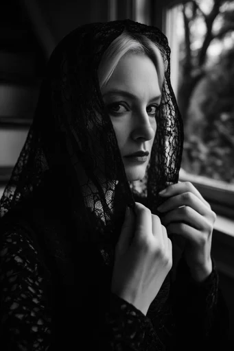 Ethereal Gothic Noir style AI image example 4