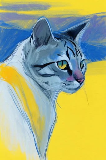 Vibrant Expressionist Portraiture style reference image — raw emotional intensity